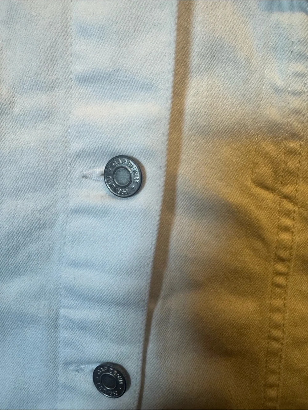 GAP Women's White Denim Jacket